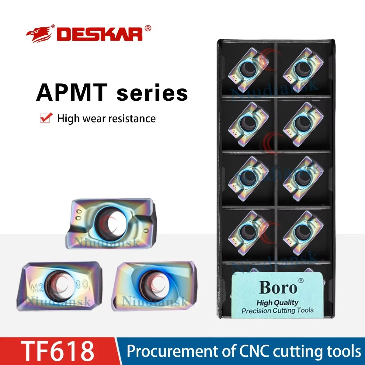 Many Specification APMT Series Blade APMT1135/1604/1605PDER-H2/M2/XM TF618 DESKAR Numerical Controlful Lathe Color Milling Blade