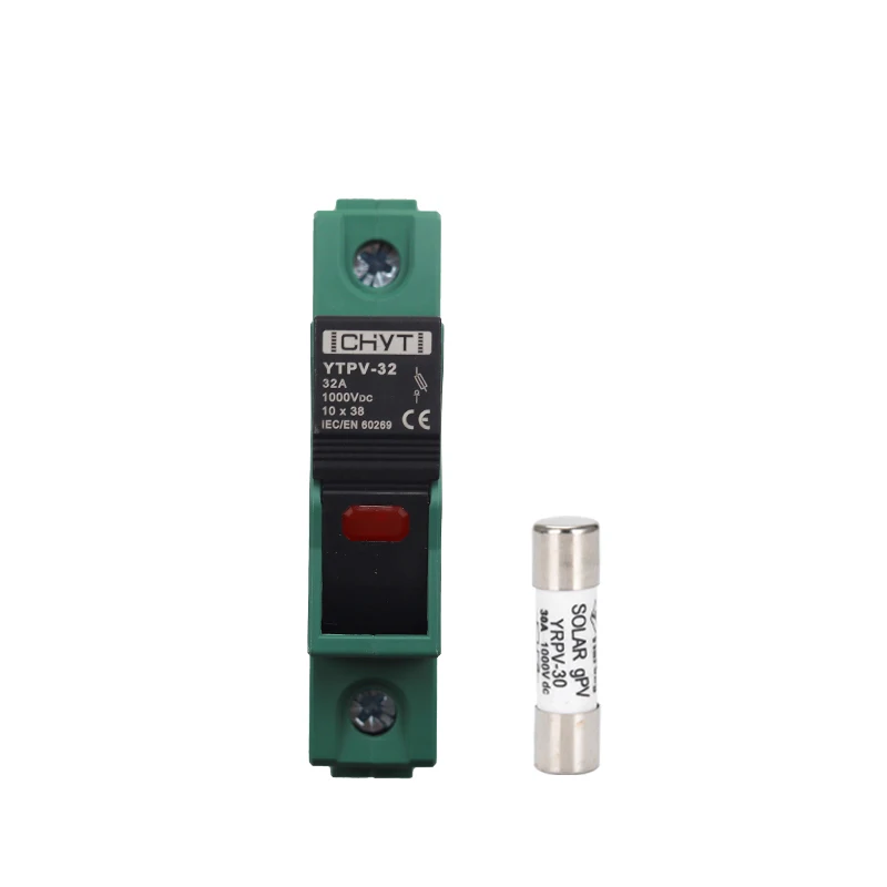 30PCS2024 New Good Price Ceramic Thermal 1000V 15A Dc Pv Fuse And Holder 10x38