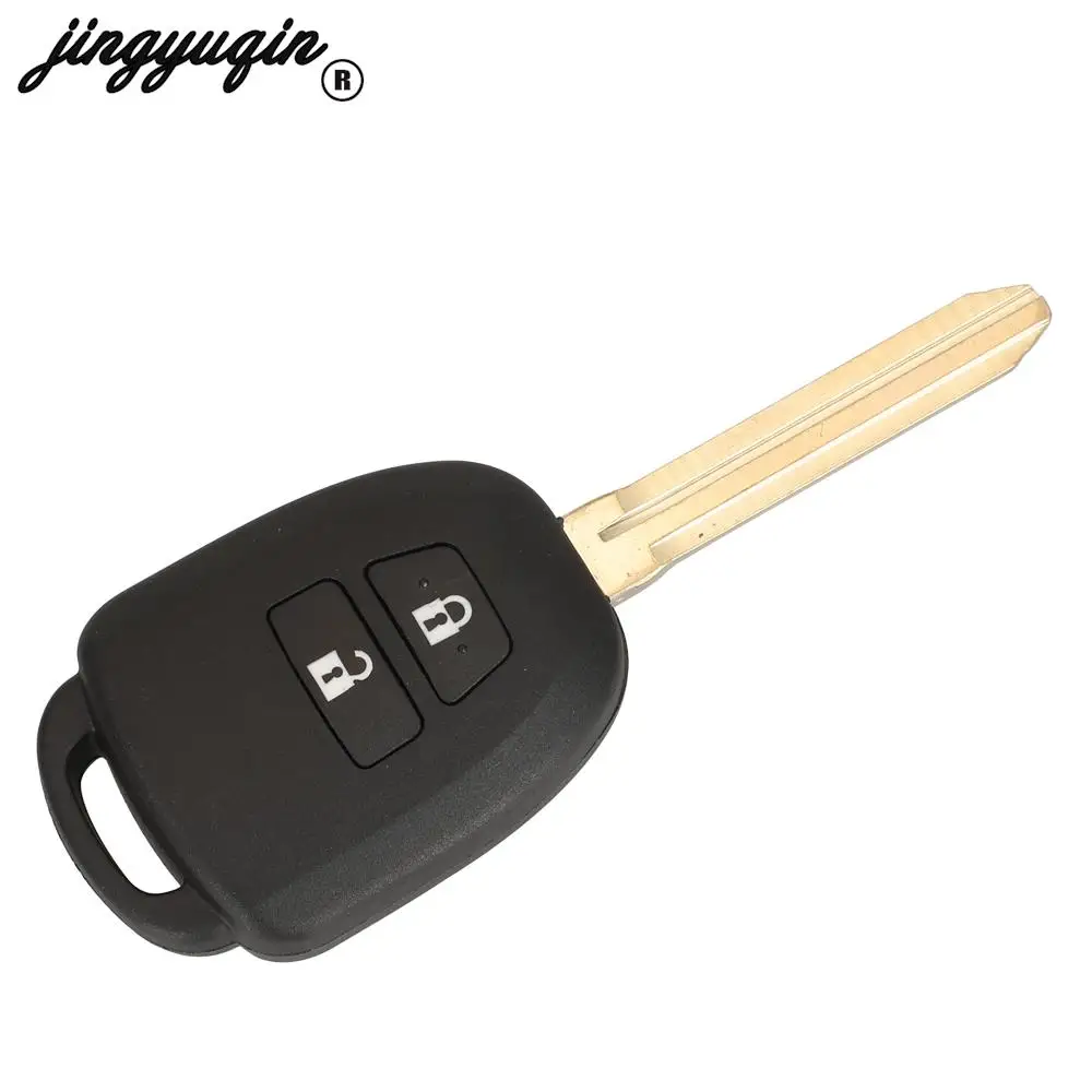 jingyuqin B71TA 433MHz Smart Remote Car Key for Toyota Yaris 2014-2017 Vios 2013-2016 FOB G /H Chip 89070-0D580 TOY43 Blade