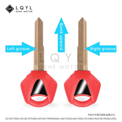 Imagen 2 del producto 12 Uds llave en blanco para motocicleta reemplazar llaves sin cortar para YAMAHA YZF XJR1300 FJR1300 MT09 MT07 XJ6 TMax FZ6 FZ8 R3 R1 R6 XJR400 SR400