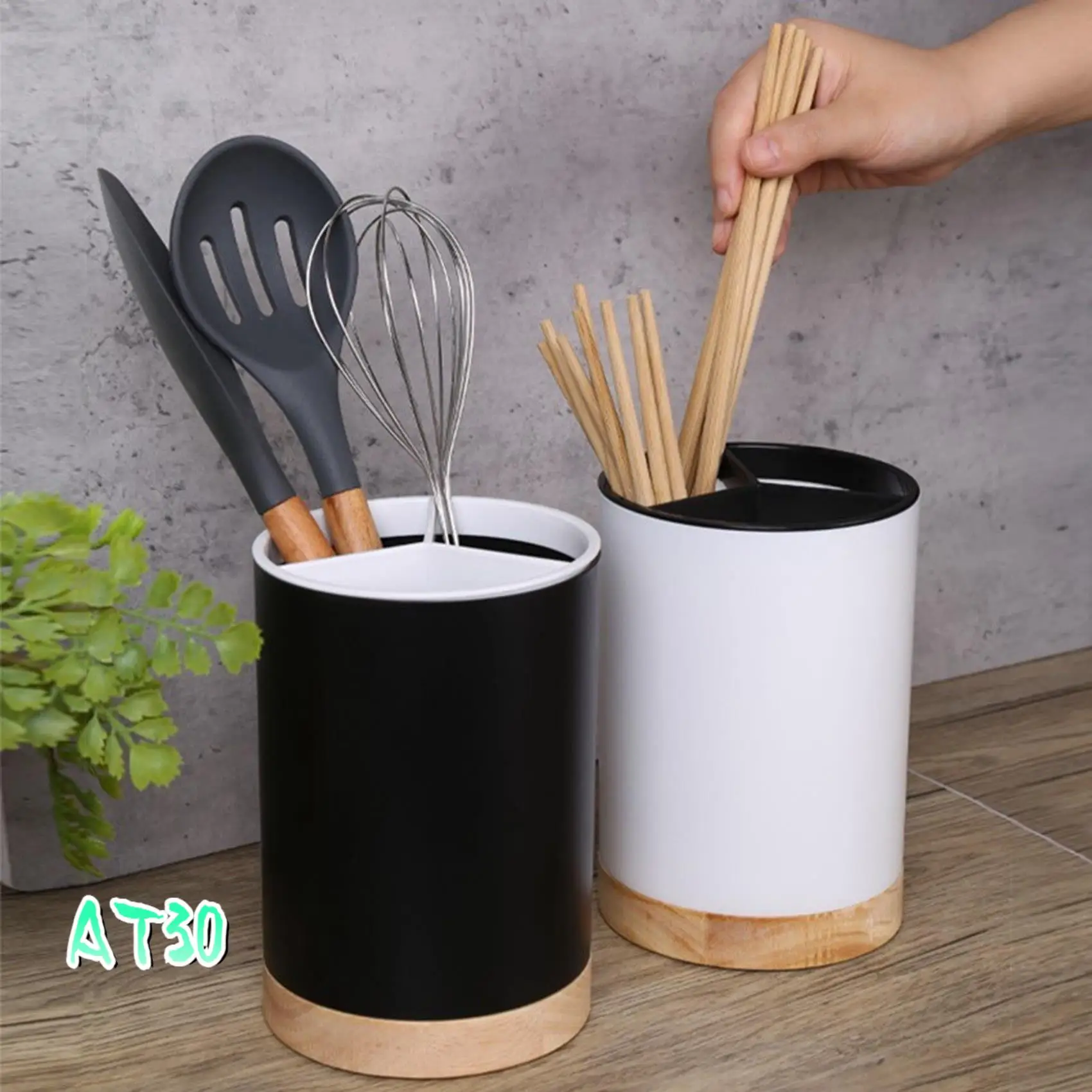 

Spoon Fork Knief Chopstick Drain Box Tableware Storage Holder Three Compartments Cutlery Shelf Kitchen Utensil Caddy-AT30