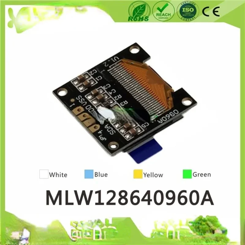 Módulo OLED de matriz de pontos gráficos 12864 de 0,96 polegadas SSD1306 IIC/I2C interface 128X64OLED tela