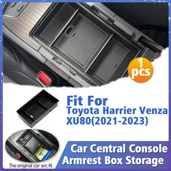 For Toyota Harrier Venza XU80 80 Series 2021 2022 2023 Car Center Console Armrest Storage Box Organize Tray Interior Accessories