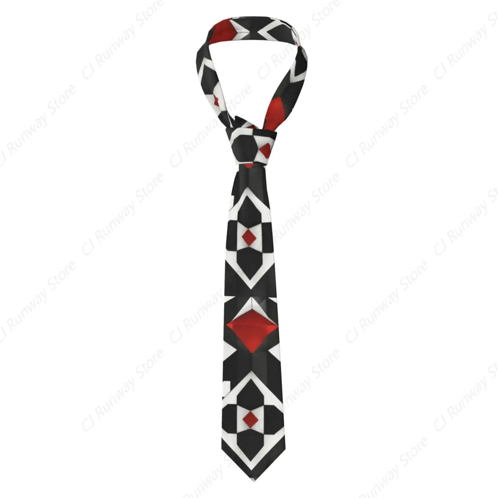 Abstract Geometric Pattern Print Men'S Tie Great Weddings, Groom, Groomsmen, Missions, Dances, Gifts.