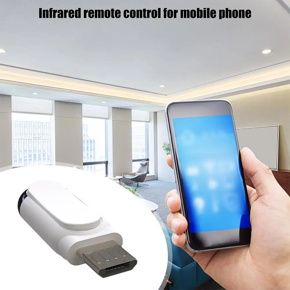 Adaptador inalámbrico de dispositivos infrarrojos, dispositivo con interfaz tipo C/Micro Usb, aplicación inteligente, Control remoto para teléfono móvil