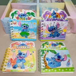 Disney Coil Notebook Stitch Cartoon Lilo & Stitch Portable Coil Book Daily Planners Notepad Office Student Stationery Wholesale