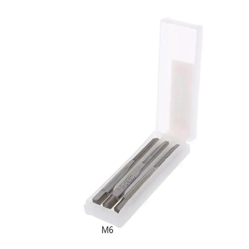 High Strength Thread Taps Hss Machine Hand Metric Plug Tap Screw Taps Screw Thread 3Pcs High Quality Brand New