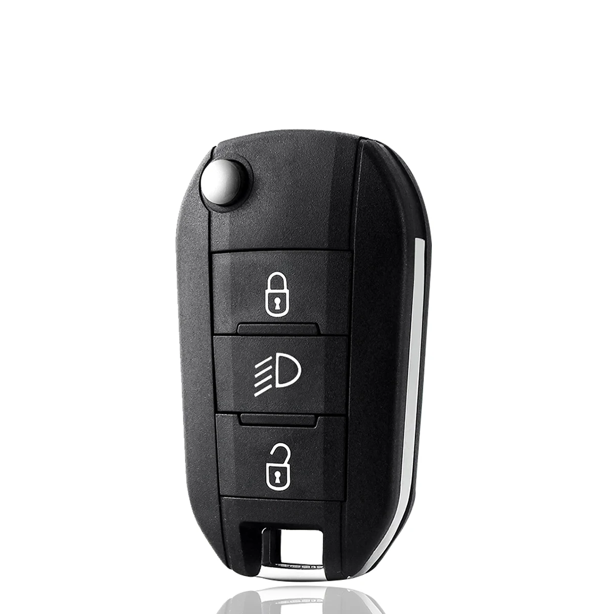 BESTKEY Cactus Headlight Middle 3 Buttons Remote Key Shell Case For Peugeot 208 2008 301 308 508 5008 RCZ For Citroen C-Elysee