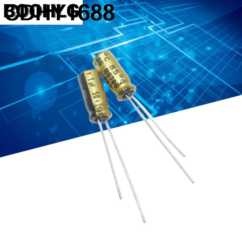 20PCS 1UF 50V 오리지널 오디오 커패시터 50V 1UF 5X11 FW 골드 쉘