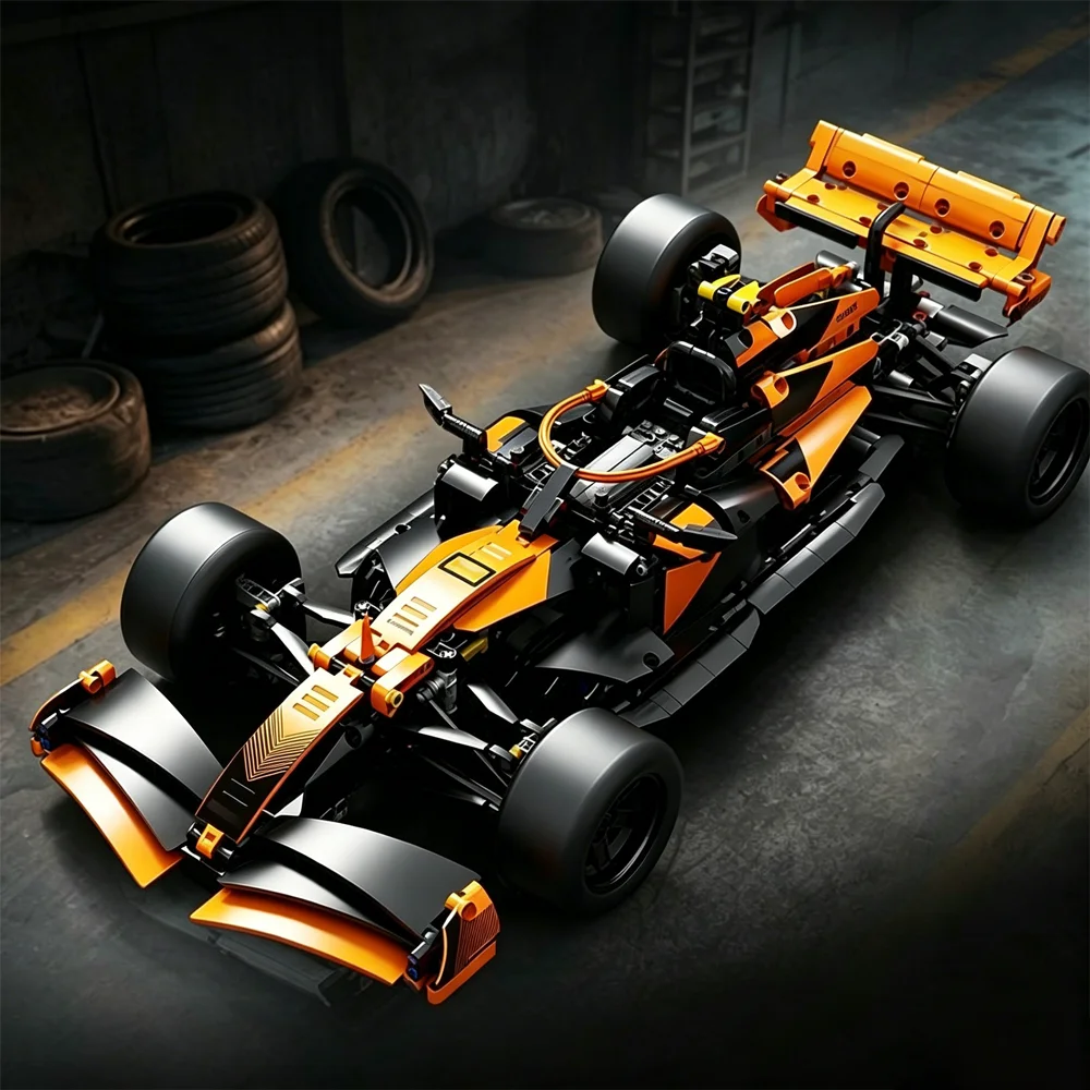 1:10 Technical Super Sports Car Racing Building Blocks MOC City Speed Famous Vehicle Bricks Assemble Toys Birthday Gift