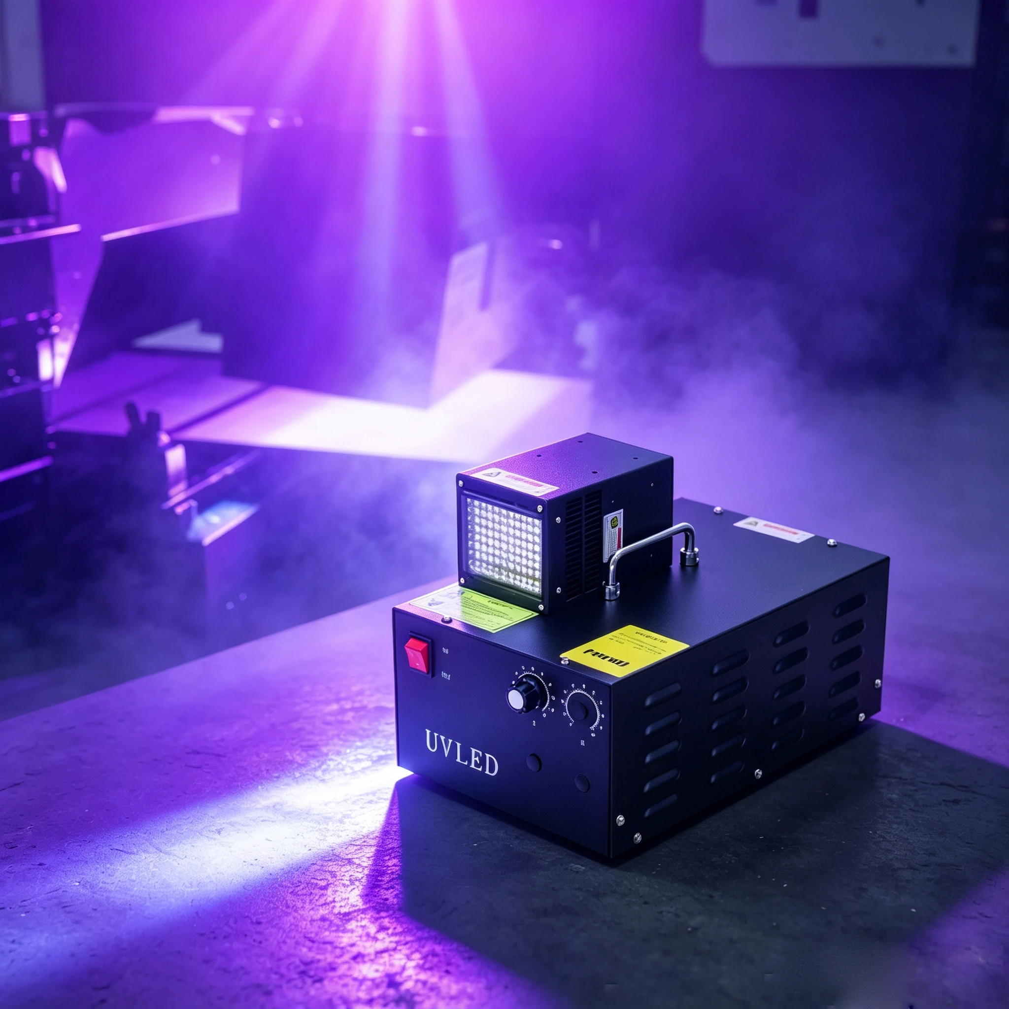 High Power 700W 1200W UV LED Curing System Air Cooled Ultraviolet Light for Label Inkjet Printer Use