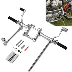 Chrome Sportster Forward Control Foot Pegs For Harley Sportster XL 883 1200 XLH1200 XLH883 1991-2003