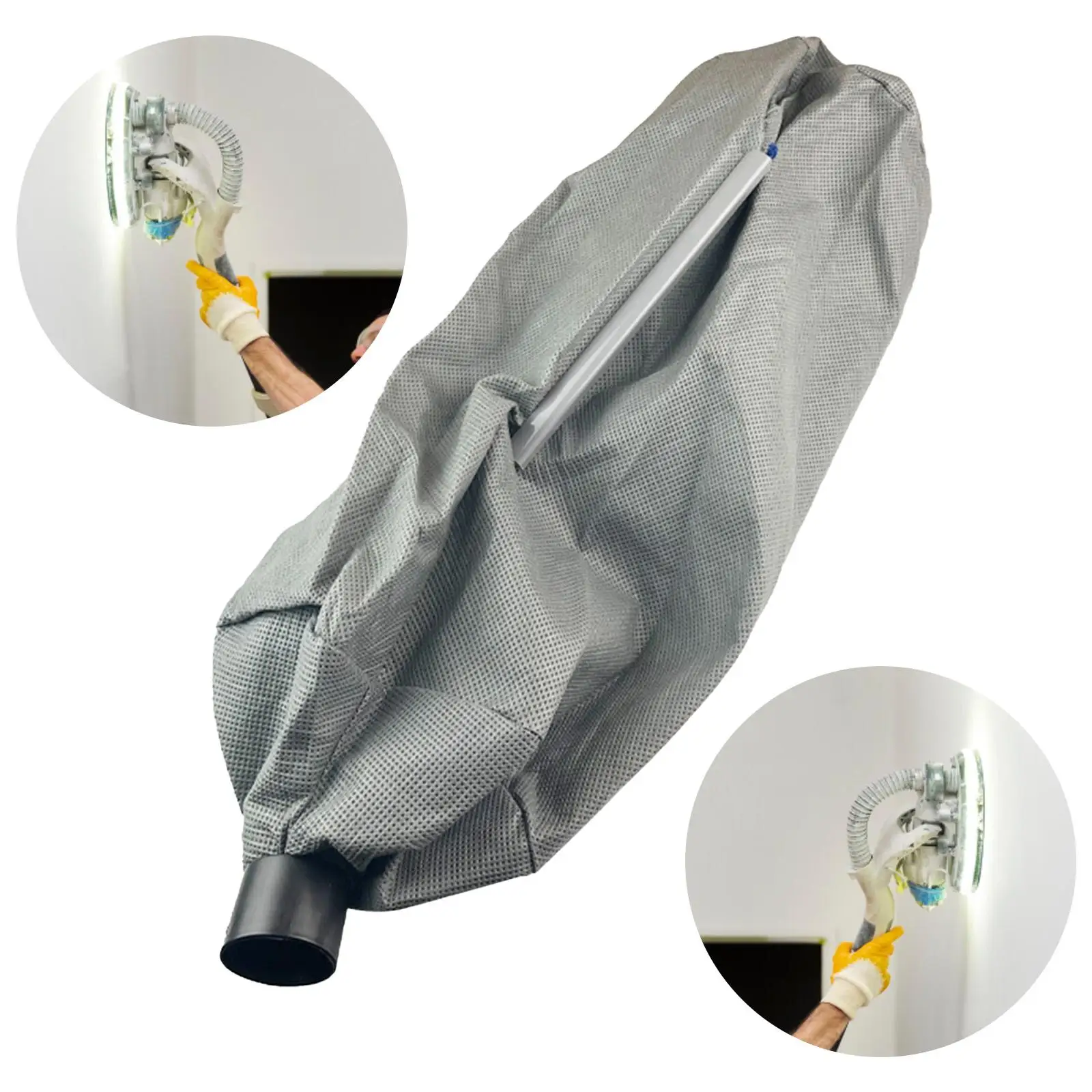 Universal Dust Collector Bag for Drywall Sander Replacement Accessory Efficient Dust Management for Workshop