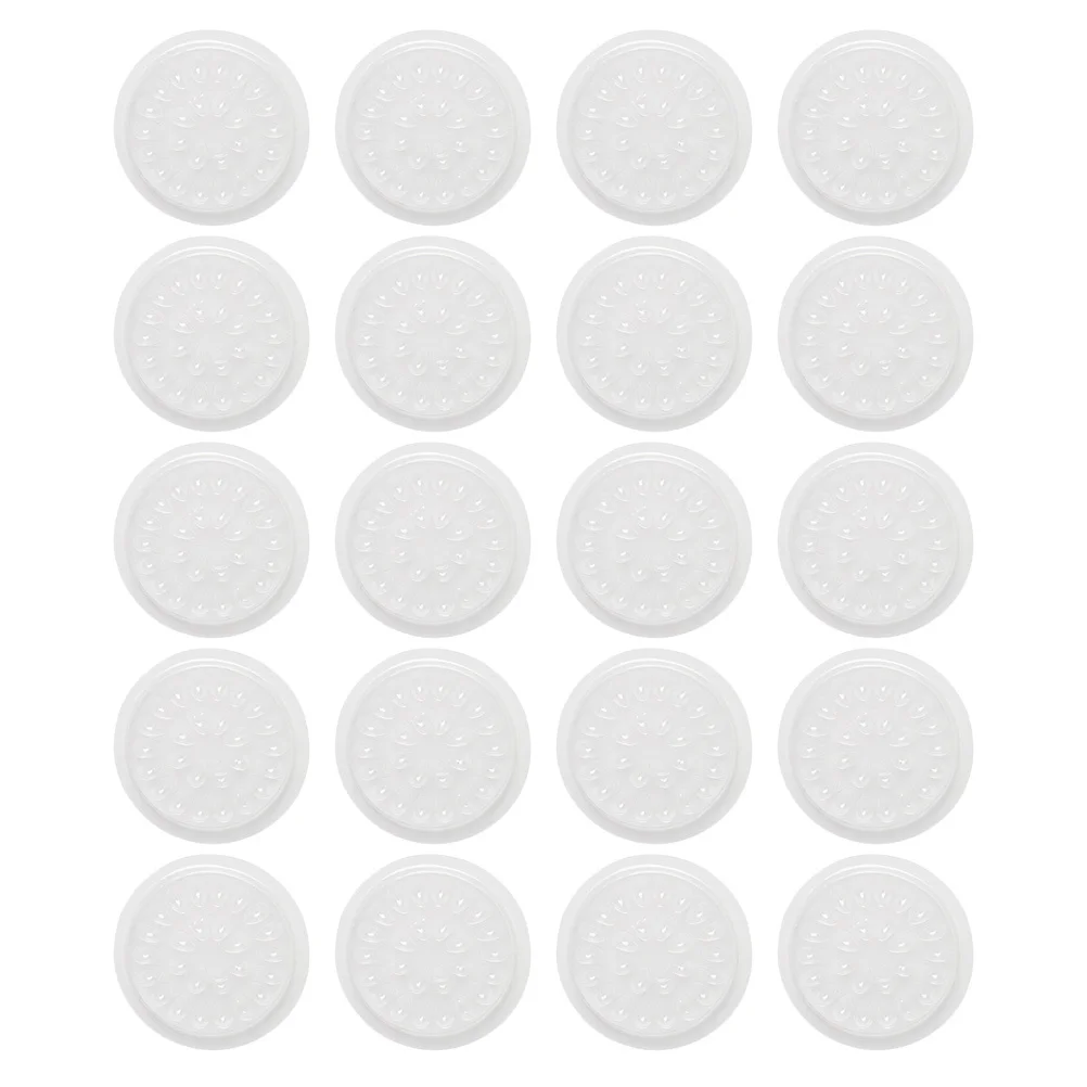 20 個フラワーまつげ接着剤プレート移植まつげホルダーツールサロン供給遅延乾燥時間つけまつげ顔料プレート