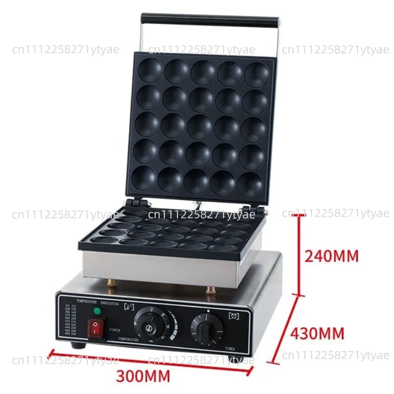 Electric 25Pcs Mini Pancake maker Dutch Pancakes Machine1750W Non-stick Coating Baking Dessert Equipment  mini hotcakes