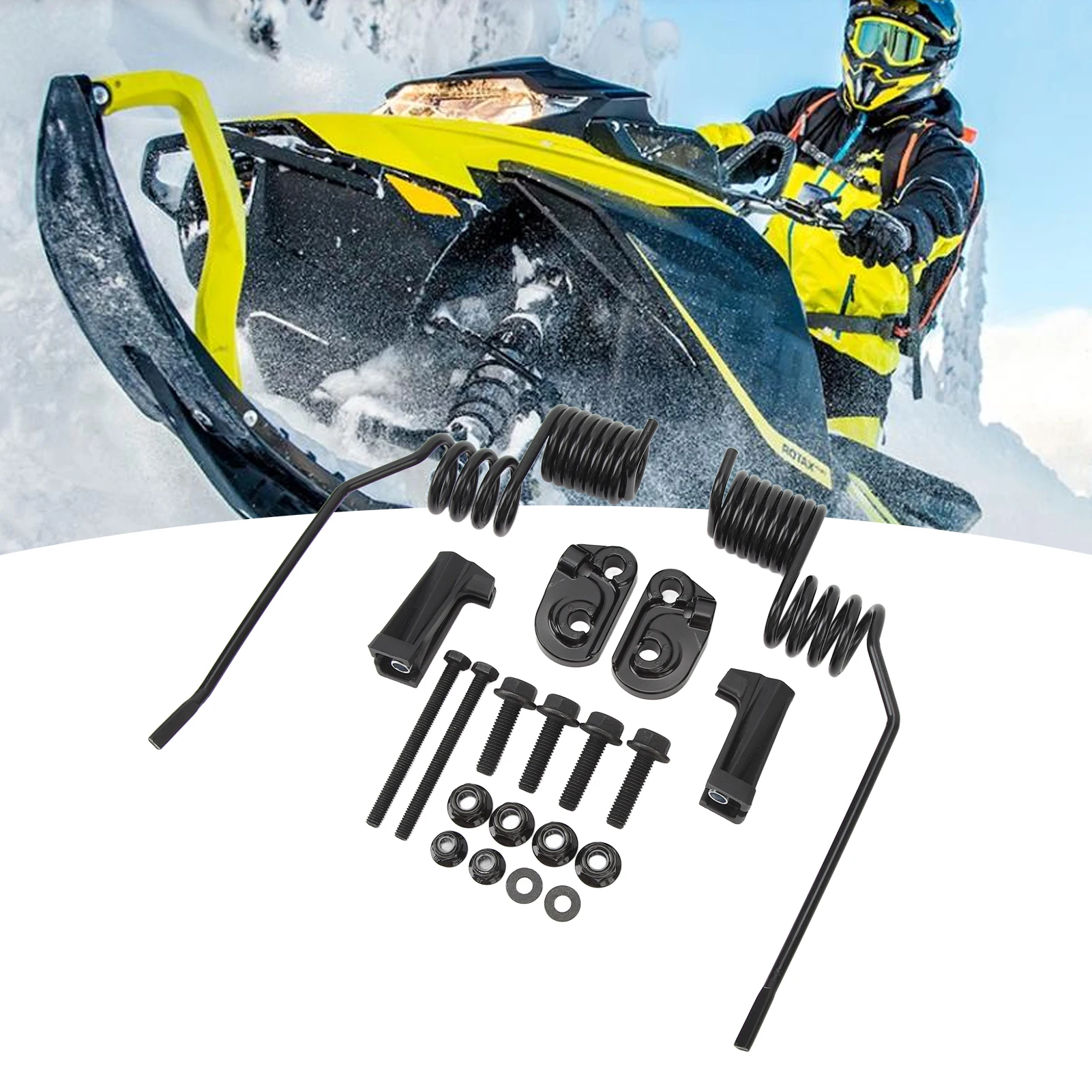 

Rail Mount Ice Scratchers Robust Metal Flexible Spring 860201761 Prevent Ice Buildup High Strength for 600HO 800R 600R Summit