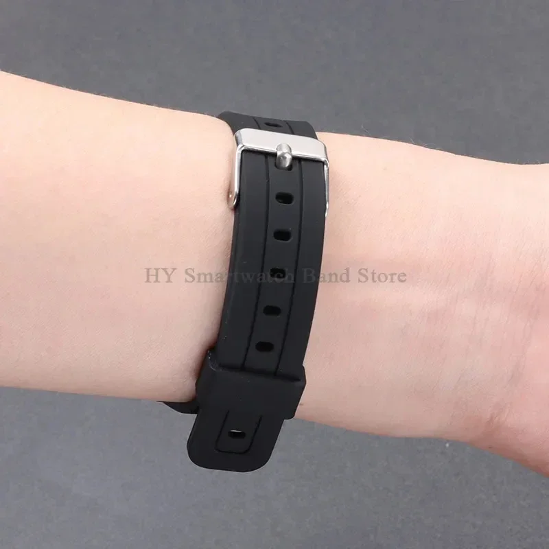 18mm Silicone Soft Watch Strap for Casio F91W F105/108 A158/168 W800H SGW400 AE1200/1300 F84 Men Waterproof Rubber Wrist Band image 6