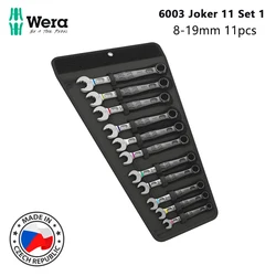 WERA 6003 Joker 11 Set 1 Combination Wrench Set 8-19mm 11 PCS Double Head Torx Wrenches 05020231001