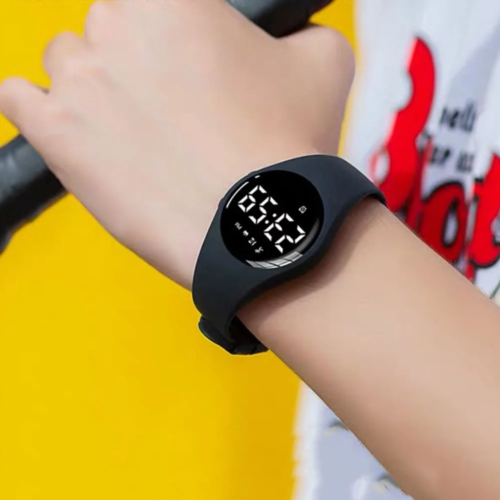 Digital Watch with Vibrating Clock Informing Feature Waterproof Dustproof Shock Resistant for Sports Outdoor