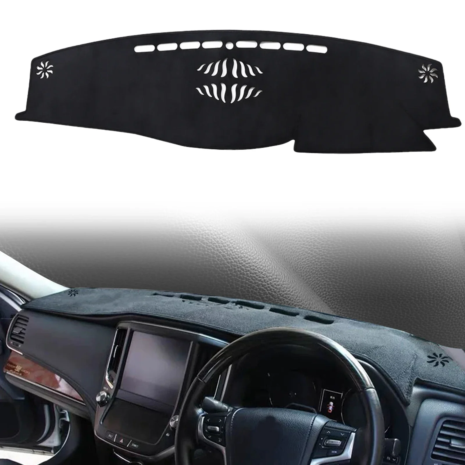 

fit for Toyota Crown 2003 2004-2018 Car Dashmat Dashboard Cover Pad DashMat Sunshade Protective Carpet Leather Accessories