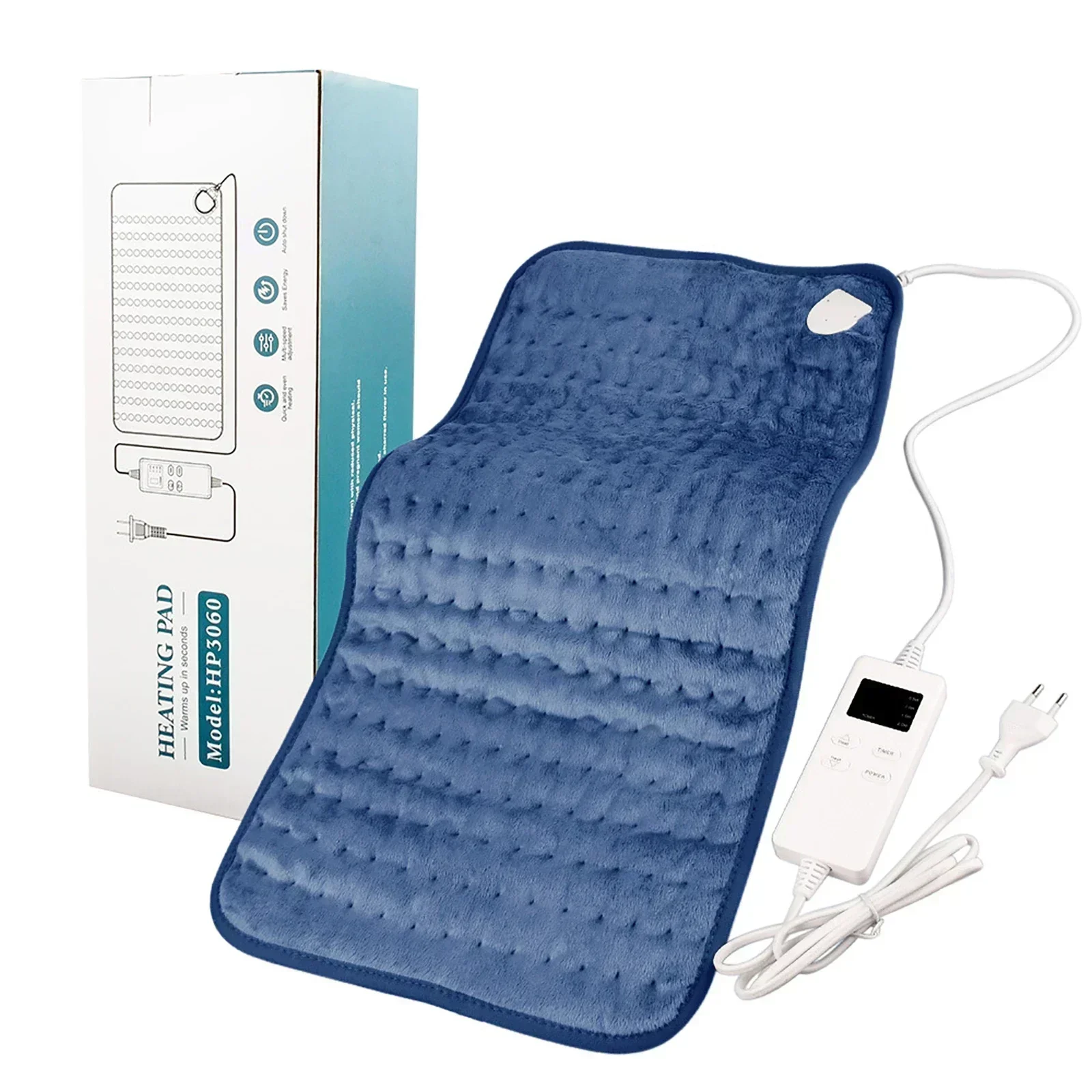 75W Electric Blanket Timing 6-speed Physiotherapy Heated Pad Shawl Cover Leg Warming Winter Warm Heating Pad for Back Pain 220V