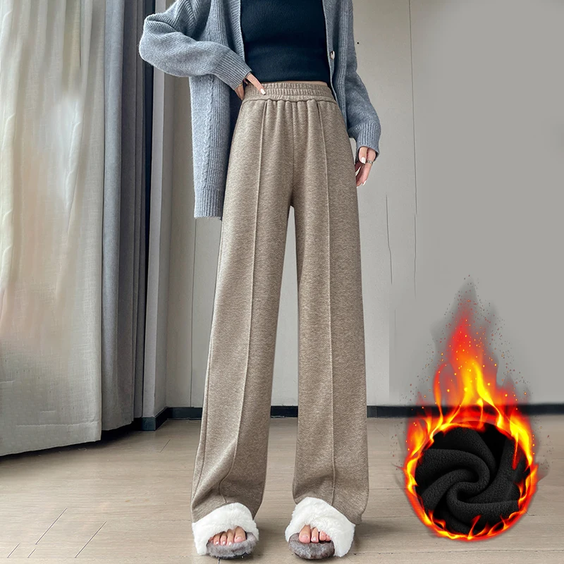 بنطلون مناسب غير رسمي عالي الخصر من AYo ، بنطلون مناسب للتربة ، جيمو يومي ، نمط شتوي ، LP0834