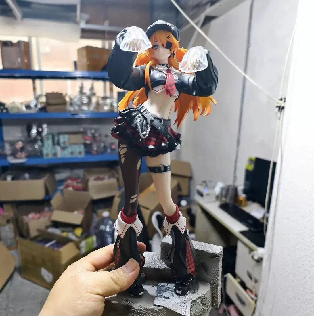 جديد 34 سنتيمتر أنيمي إيفا أسوكا لانغلي سوريو تمثال Kawaii بولي كلوريد الفينيل منضدية الزينة عمل أرقام دمية لعبة مجسمة هدية