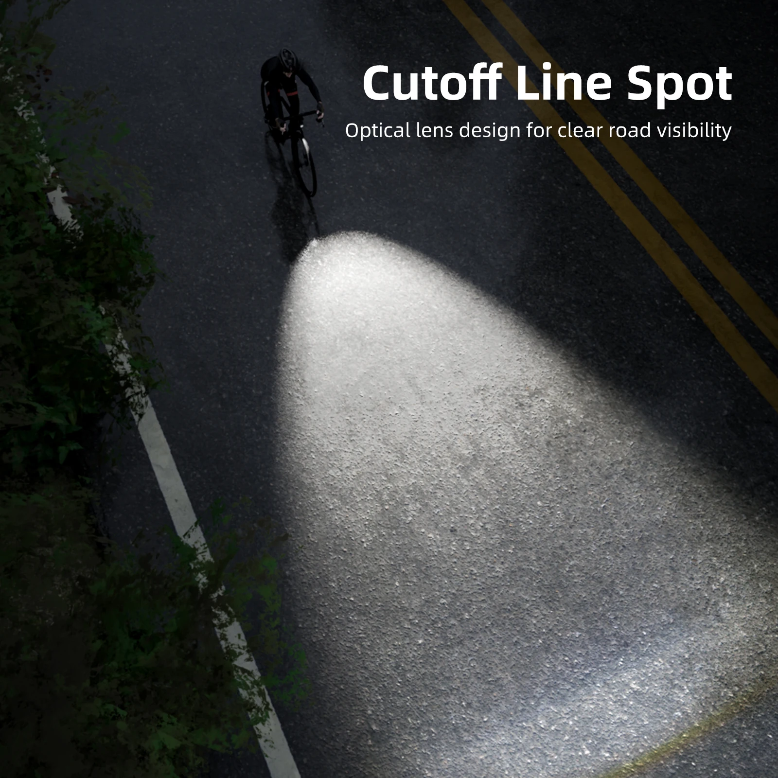 Cyclami farol de bicicleta linha de corte, guidão de bicicleta, luz suspensa frontal, lanterna de estrada mtb, acessórios de ciclismo