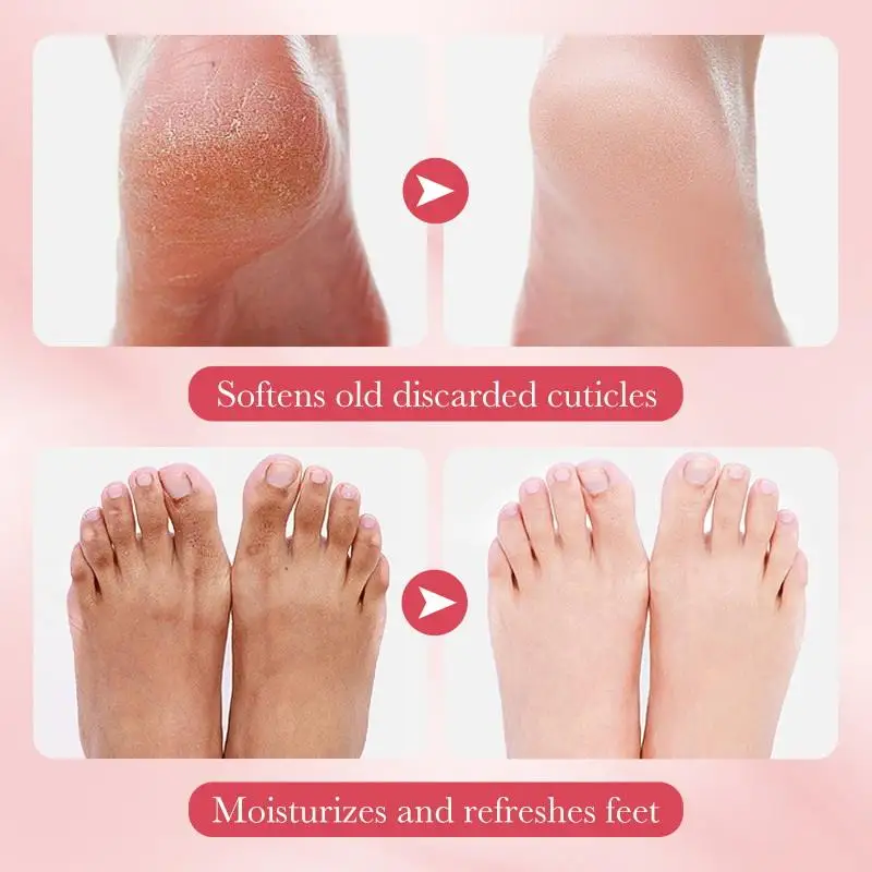 1 Pairs SADOER Fruits Foot Mask Moisturizing Peeling Mask Exfoliating Spa Pedicure Feet Skin Care Exfoliant