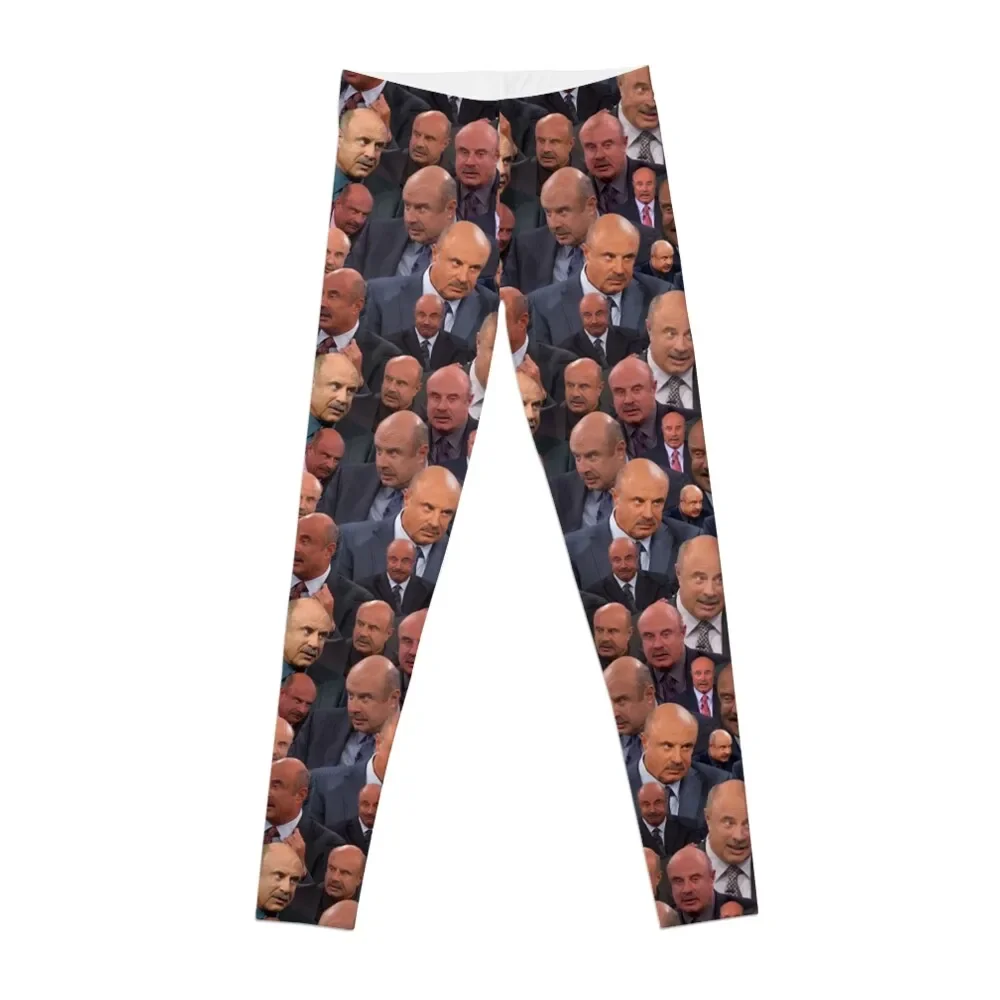 

Dr. Phil Pattern Leggings gym's sportswear legings for fitness Sports female Womens Leggings