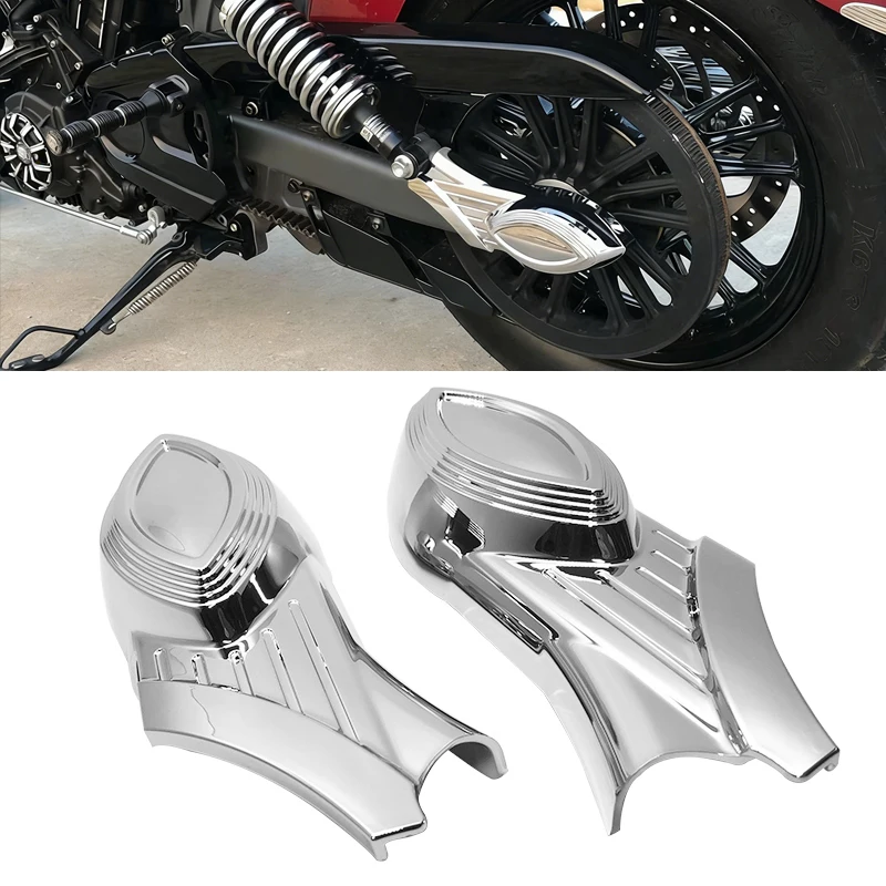 

Fit For Indian Scout Sixty ABS Bobber Twenty Rogue 2015-2024 Rear Axle Swingarm Nut End Final Drive Bolt Trim Cover