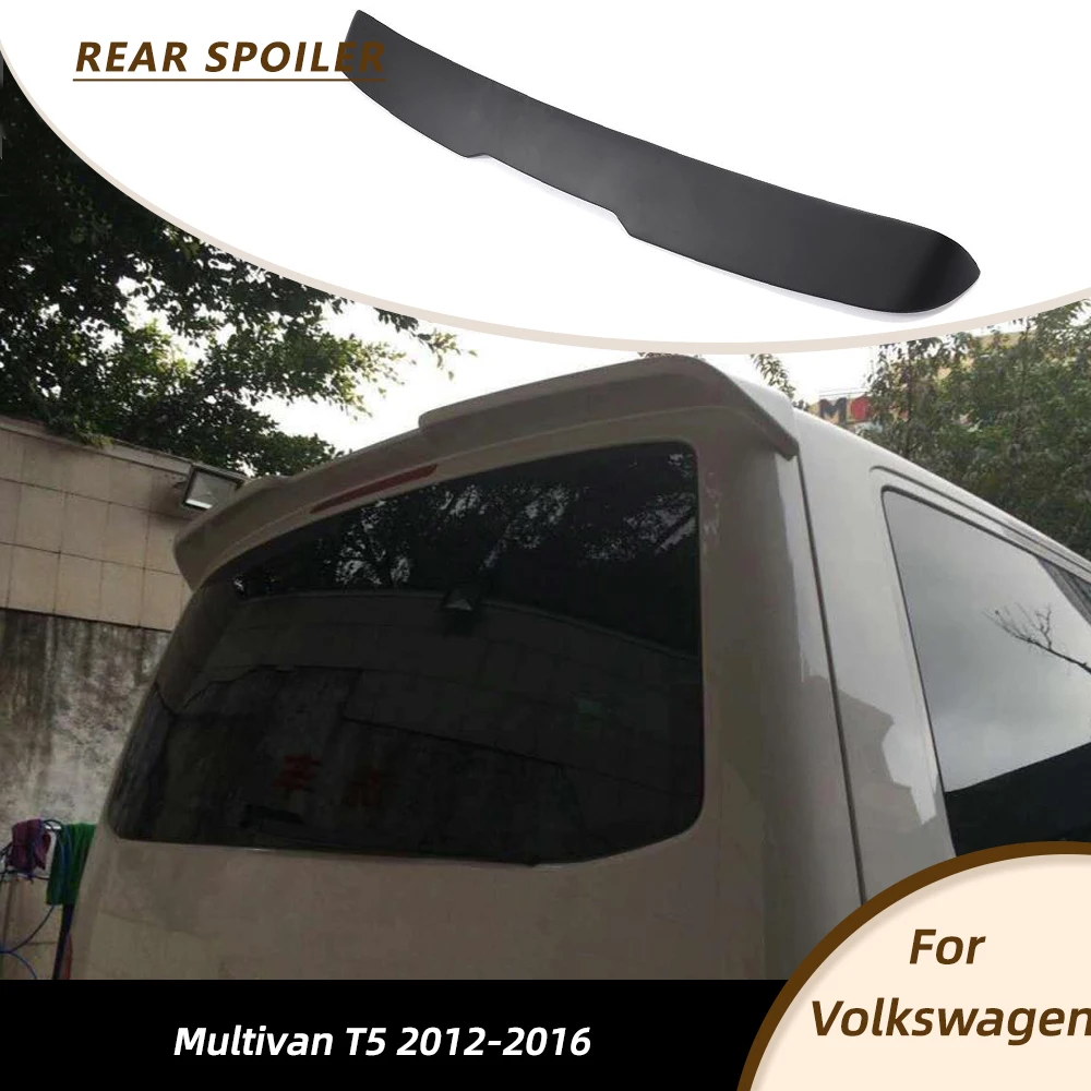 Auto Hinten Dach Top Lip Flügel Spoiler für Volkswagen VW Multivan T5 2012-2016 Auto Fenster Dach spoiler Flügel FRP Matte Primer Schwarz