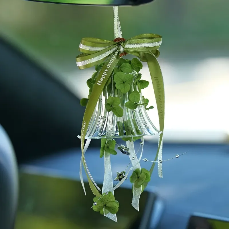 Wind Chimes Eternal Flowers Handmade Car Hangers High End Rearview Mirror Decorations Pendants Gifts 2026 New Models