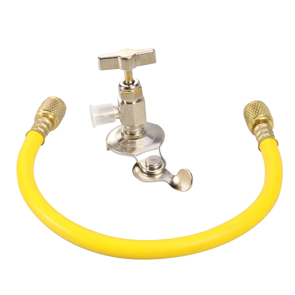 

R134A Refrigerant Charge Hose Car Recharge Kit R134A Can Strong Construction Easy Use Vehicle Supplement Cooling
