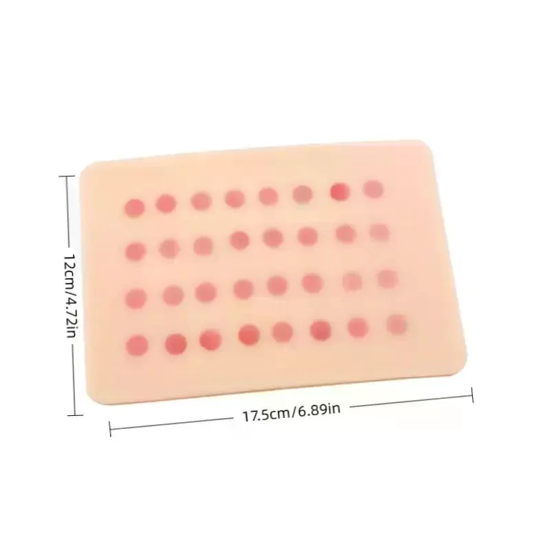 Intradermal Injection Training Pad Skin Test Module Subcutaneous Practice Pad Medical Simulation Model Nurse Practicing
