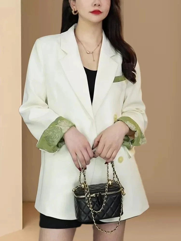 

In The Spring And Autumn Of 2024 Leisure Suit Coat Women's New Fashion Temperament Niche Slim Western-style Small Suit Coat Tide