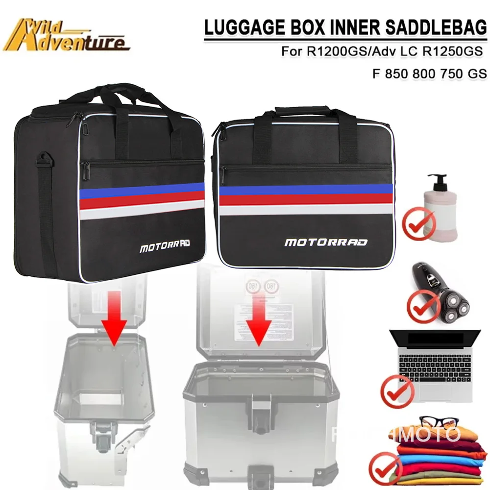 

Motorcycle Decorative Toolbox Tool Box Inner Bag For R1200GS/Adv LC R1250GS ADV F 850 800 750 GS Saddle Panniers Bag Accessory