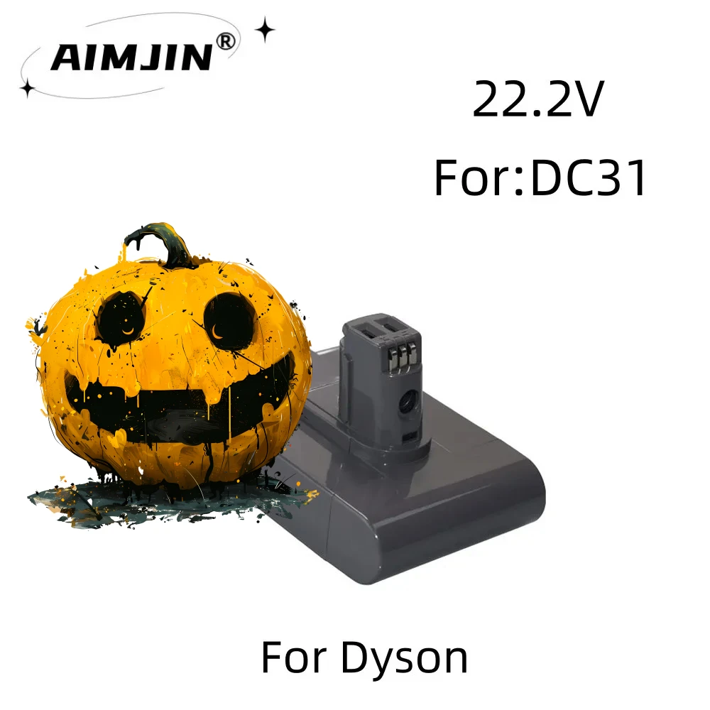 

Super Hot Selling 22.2V 4.0/5.0/6.0Ah DC31 Li-ion Vacuum Battery for Dyson DC35 DC45 DC31B DC34 DC44 Animal DC56 DC57