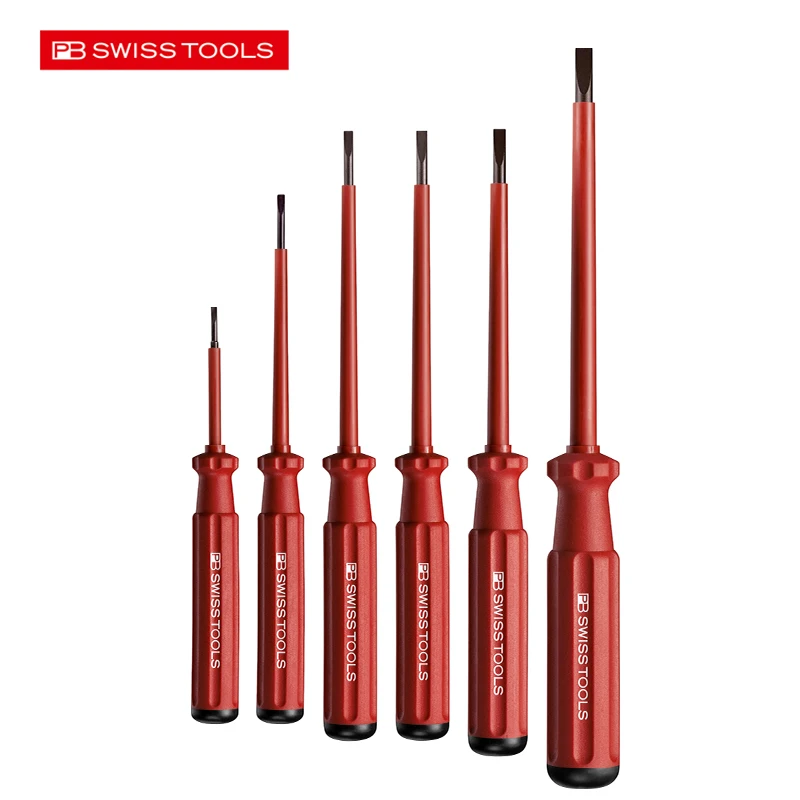 Chave de Fenda Isolada pb Swiss Teste Vde Iec en 60900 Ferramenta Eletricista 1000 v ac 1500 v dc 5100 5190