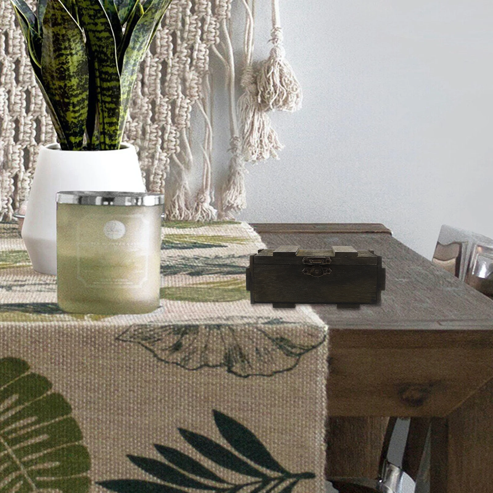 

2Pcs Retro Wooden Napkin Holder Natural Wood Tissue Box Case for Dining Room Cafe Hotel Table Napkin Dispenser Decorative