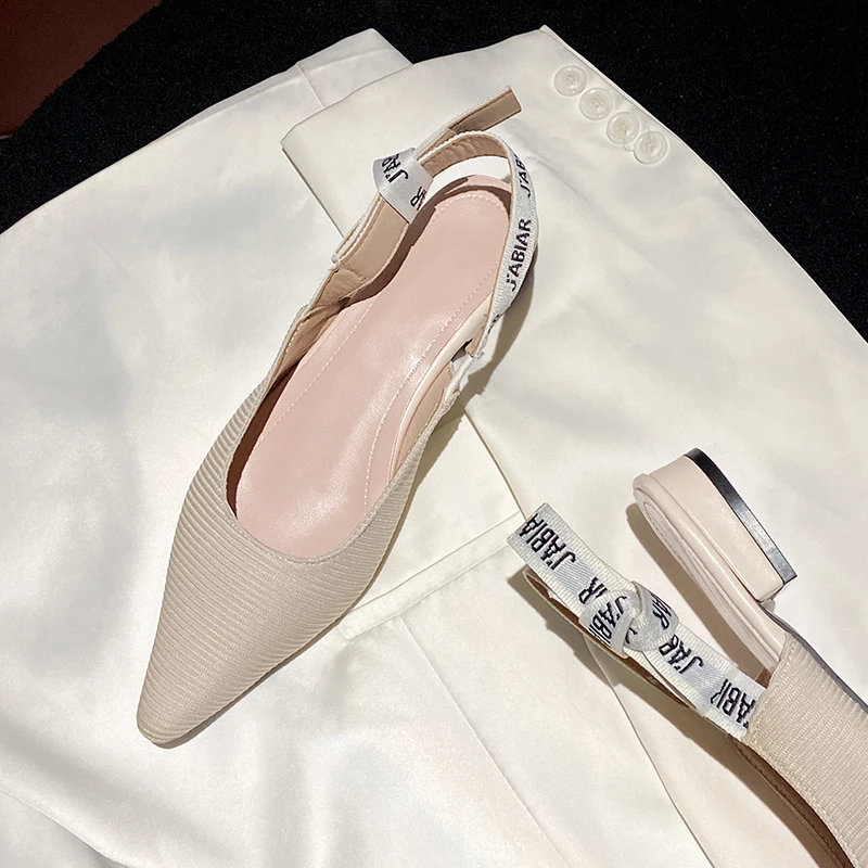 المرأة الربيع أزياء بسيطة بلون النعال المشي في الهواء الطلق مريحة عارضة ضوء انزلاق المرأة حذاء مسطح حجم 40 #4