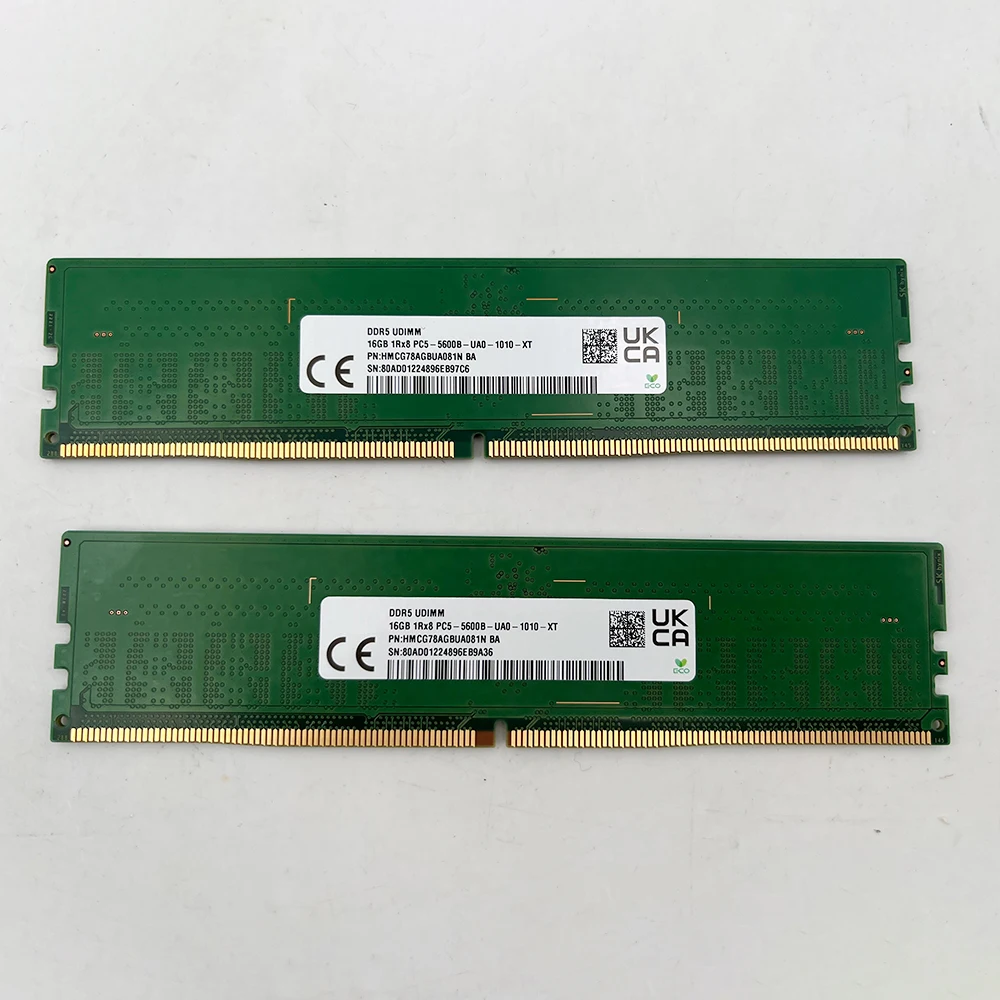 Memória de alta qualidade para RAM A-Die, 16GB, 16G, HMCG78AGBUA081N, DDR5, 5600B, PC5-5600B-UA0, transporte rápido, novo, 1 PC