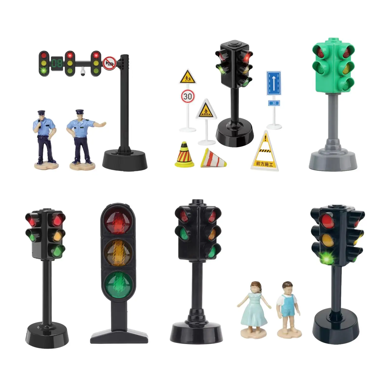 Simulated Traffic Light, Mini Toys for Children, Boys and Girls