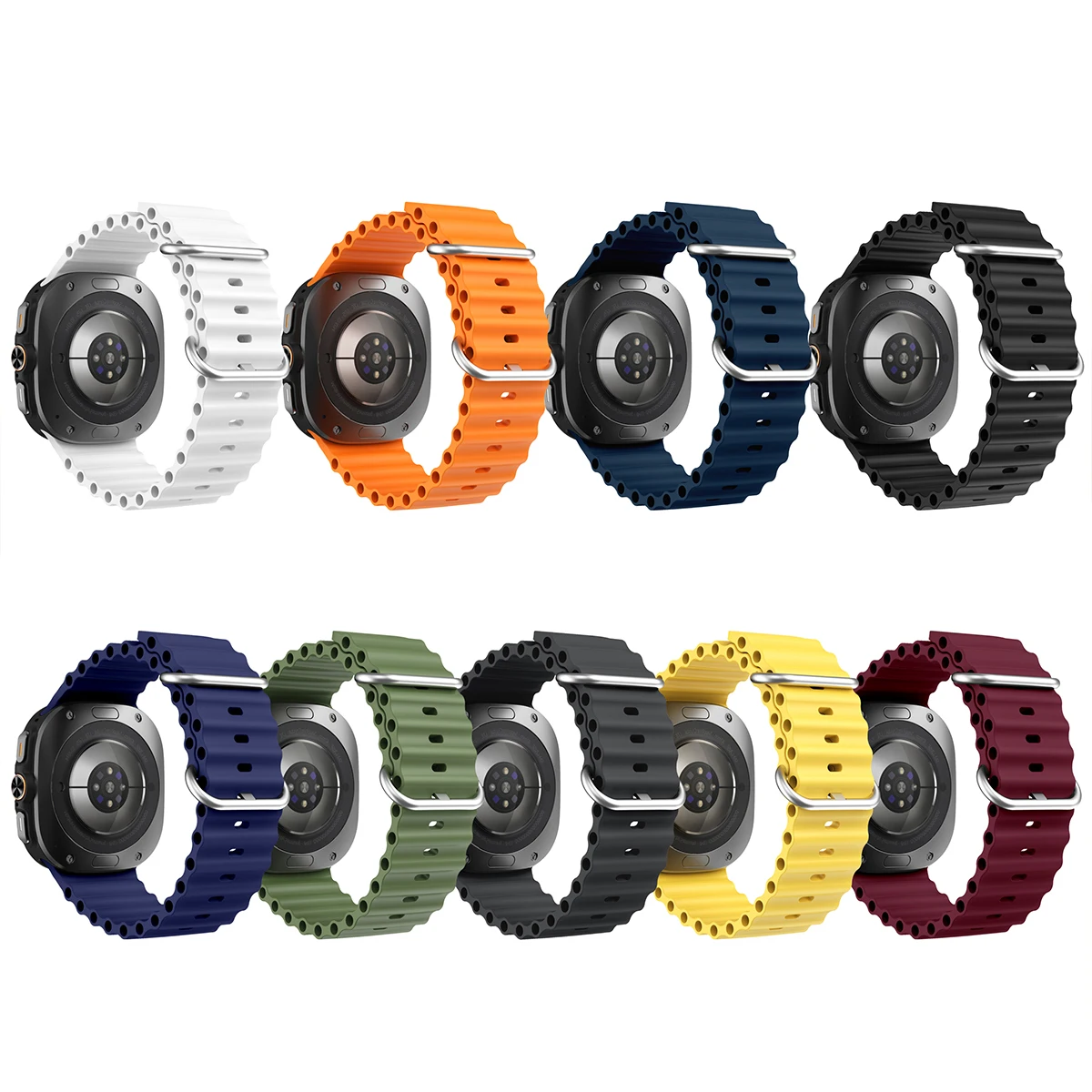 Correa Ocean Loop para Samsung Galaxy Watch Ultra 47mm Correa deportiva suave para Samsung Galaxy 7 ULTRA 47MM pulsera de ajuste rápido