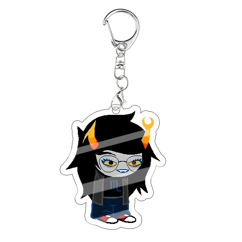 Homestuck AdiosToreador Dave Acryl-Schlüsselanhänger Dekorationszubehör Anhänger Schlüsselanhänger Figuren Mädchen Tasche Geburtstagsgeschenk – Detail 11