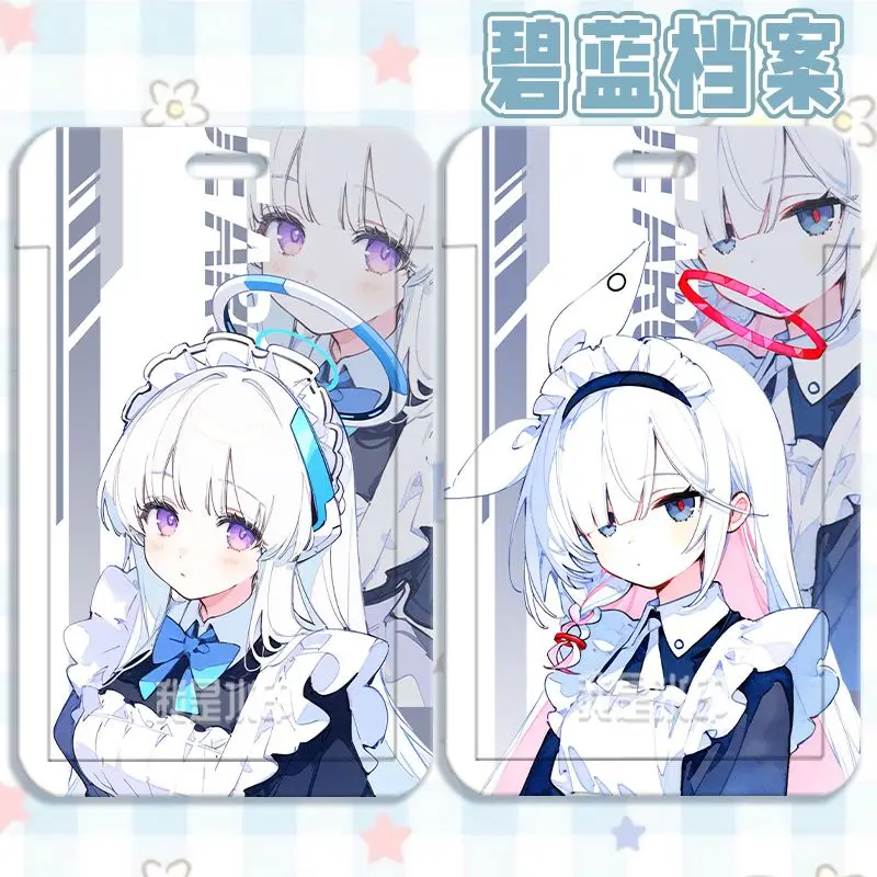 Blue Archive Hayase Yūka Takanashi Hoshino Cosplay Anime Lanyard Student Meal Card Access Card Protective Sleeve Pendant Gift