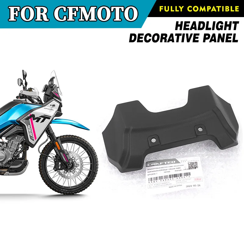 

For CFMOTO Headlight Panel Decorative Panel CF Moto 450MT Protective Covers Shell CF450 Motorcycle Accessories Original Parts