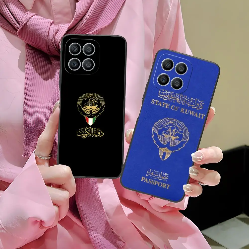 

Чехол для мобильного телефона с флагом Кувейта для Honor 90 80 70 60 50 30 20 10 9 8 7 Pro S SE Lite 5G с цветным принтом, роскошный красивый чехол