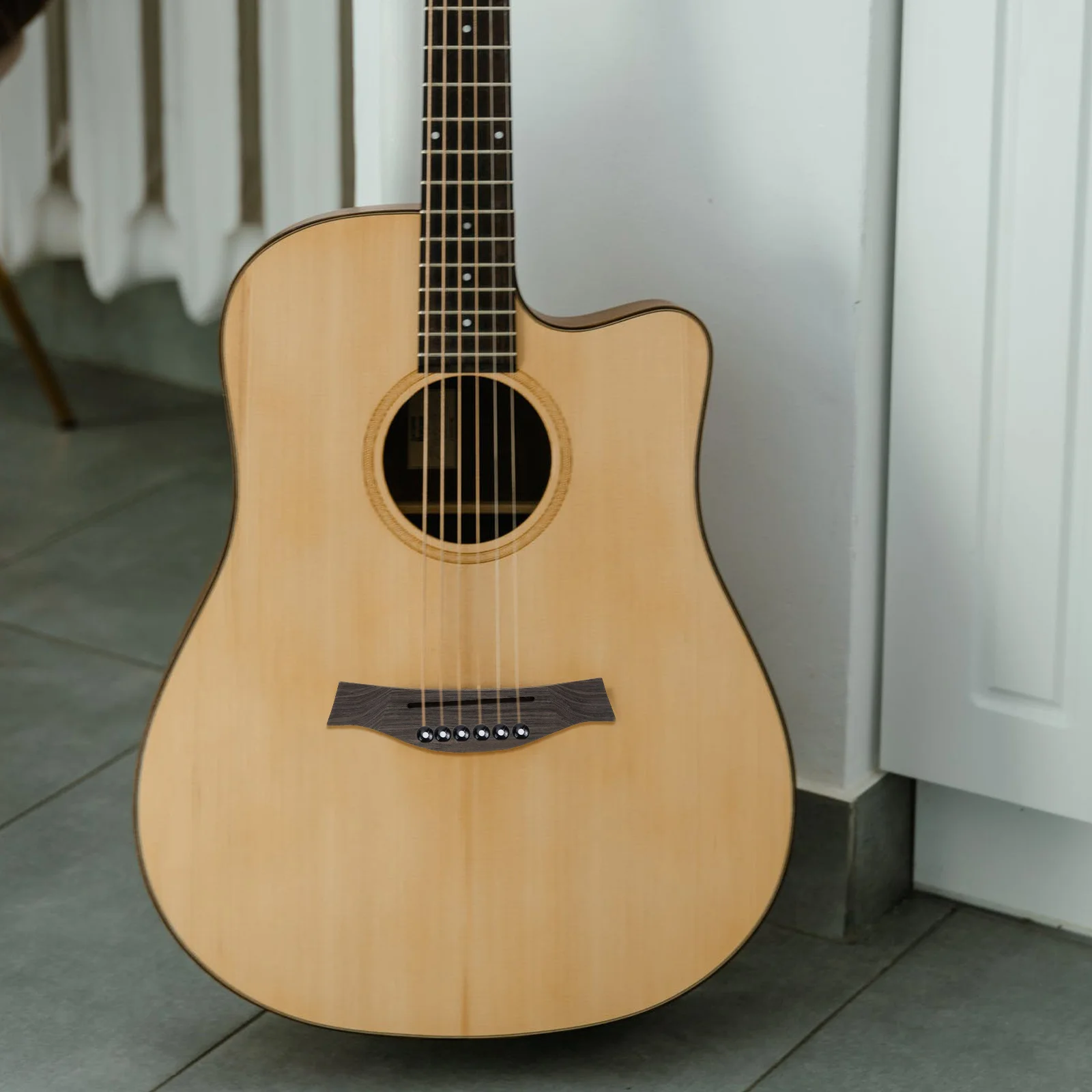 

Guitar Bridge Saddle Wooden Repair Accessories Replacement Pins Adjustable Height Control Durable Parts String Nails Guitar