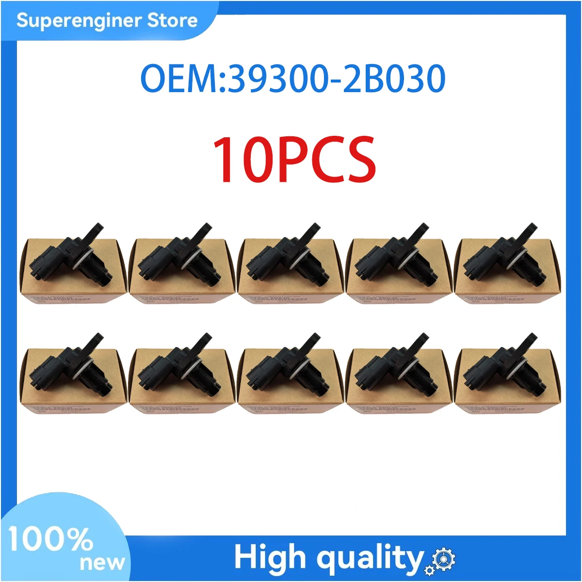 

10PCS 39350-2B030 Brand New Camshaft Position Sensor For HYUNDAI ACCENT KIA RIO 1.6L 2012-2019 393502B030